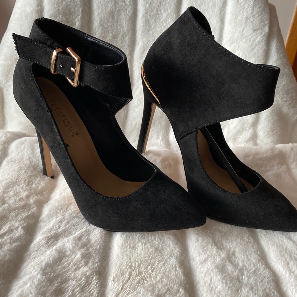 Heels shoes Black 4” New